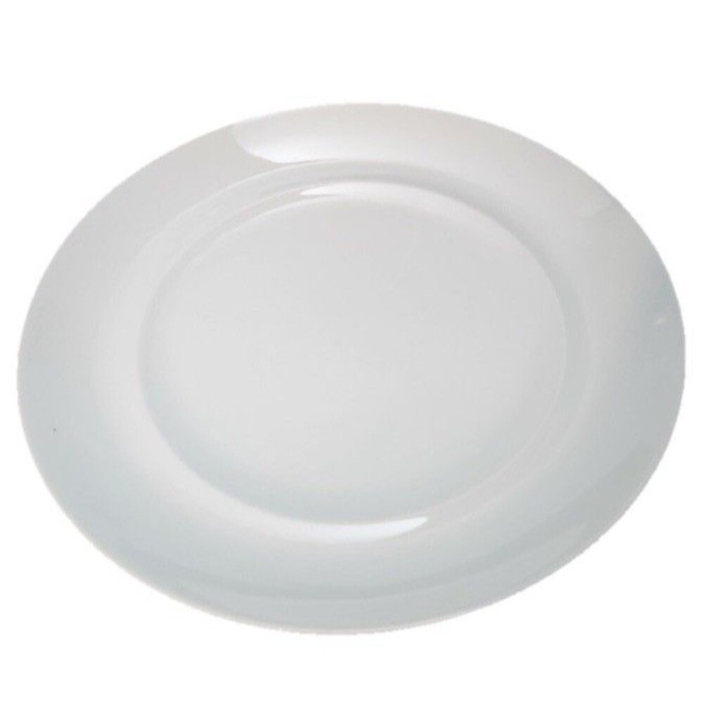 Pier 1 Luminous White Porcelain 11” Dinner Plate Set Of 5